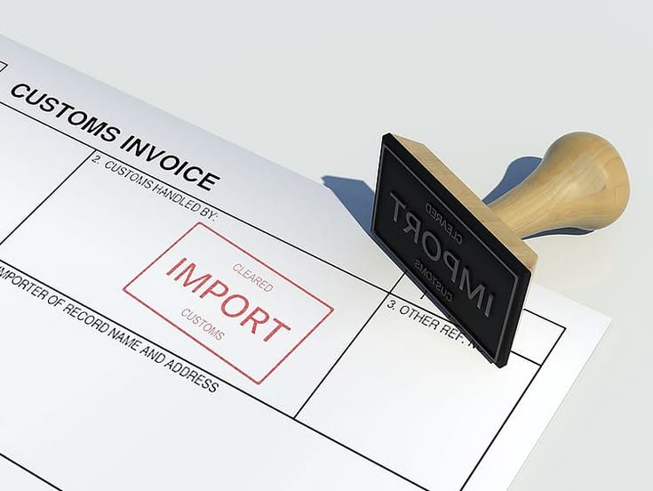 CUSTOMS CLEARANCE — courier service